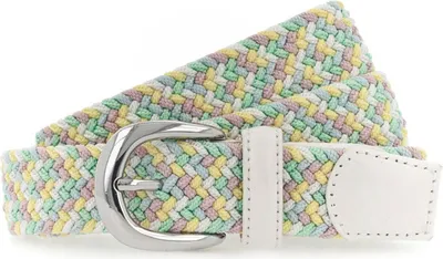 Immagine prodotto di Vanzetti cintura 30mm Braided Women's Belt W110 Divers Colors bianco multicolore
