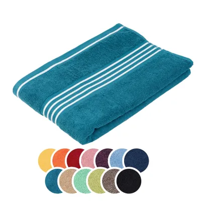 Produktbild von liebling Duschtuch Baumwolle, Serie Santos, 500 gr. / m², 70 x 140 cm, , 60 Grad, saugstark, schnelltrocknend, Farbe: petrol