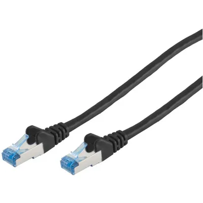 Immagine prodotto di Cavo patch cat6A S/FTP PIMF nero 1m