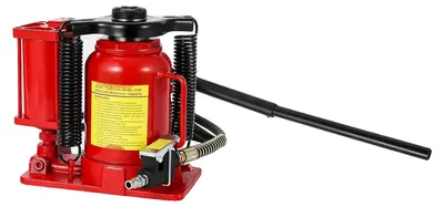 Imagen del producto de Elevador hidráulico, para cargas pesadas, con dos modos de funcionamiento, capacidad de 20 toneladas, rango de elevación de 210-410 mm
