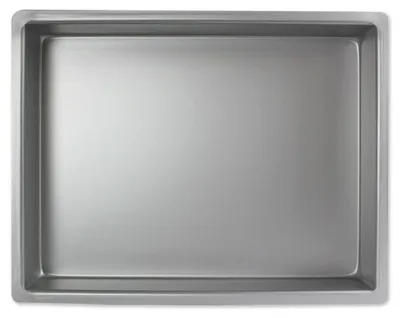 Image de PME OBL12162, Moule à gâteau, Rectangulaire, Surface plane, Argenté, Aluminium, 406 mm