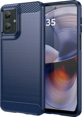 Produktbild von Motorola Moto G55 Hülle - Coverup Armor Brushed TPU Back Cover - Blau