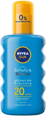 Image de Nivea Sun Spray SPF 20, 200 ml - Protection efficace de la peau contre les rayons du soleil grâce à un flacon pulvérisateur pratique