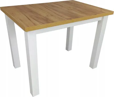 Obrázek produktu pro Malý stůl 70x100 do kuchyně bílý + dub Craft LOFT