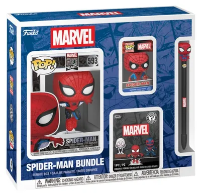 Produktbild von Zestaw Funko POP! Marvel Spider-Man – figurka, brelok, mini, długopis