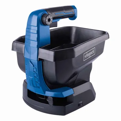 Produktbild von Scheppach Akku-Handstreuer C-GSP800-X | 5 m Streubreite | 8-stufige Streumengen-Regulierung | Softgrip | 3,5 L | 800 m2 | 20V IXES