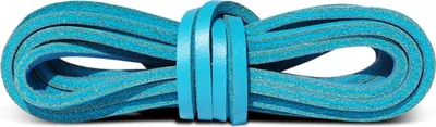 Produktbild von Elegante Leder Schnürsenkel Kaps 120 cm - Türkis