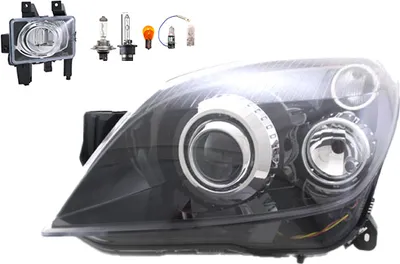 Produktbild von Scheinwerfer passend für Opel Astra H 03/2004- Xenon D2S H7 LI + Nebel+Leuchtmi. 1216663 1216565 6710053 6710039 13252449 13261997 1710366 2446 Johns
