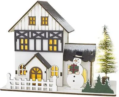 Image de Retlux RXL 465 Maison en hiver 18 cm 7 LED WW