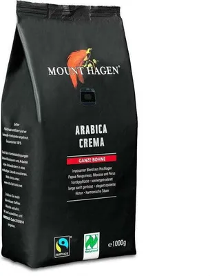 Image de ARABICA 100 % CREMA FAIR TRADE BEAN COFFEE1 kg - MOUNT HAGEN