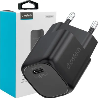 Image de Choetech Gan Usb Type C Charger Pd 30W Black (Pd5007)