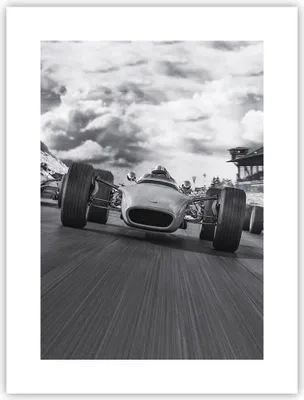 Produktbild von Poster - Poster ohne Rahmen - Formel 1 Schwarz und Weiß - 30x40 cm - Wand Bild - Wanddeko - Wandbilder - Kunstposter - Wandposter - Bilder - Kunstdruck - Wanddekoration - Wandbild - P2XPA30x40-4127