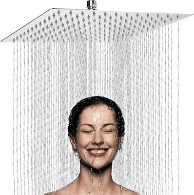 Produktbild von Quadratische Regendusche 8 Zoll Edelstahl Wassersparend Anti-Kalk