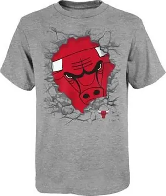 Produktbild von Outerstuff Breakthrough Chicago Bulls Junior-kurzarm-t-shirt Grau M Jungen Grau M