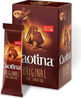 Produktbild von Caotina Original Trinkschokolade Sticks mit Schweizer Schokolade 10x15g