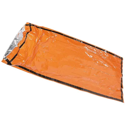 Produktbild von Fox Outdoor 31100 - Notfall-Biwaksack - einseitig alubeschichtet - orange