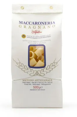 Zdjęcie produktu dla Makaron Rigatoni 500g - Maccaroneria Gragnano