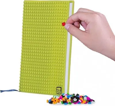 Image de Cahier A5 ligné fluo avec bandeau jaune - Pixie Crew