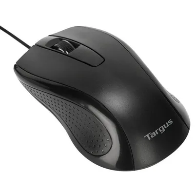 Zdjęcie produktu dla Targus Full-Size - Mysz - antybakteryjna - optyczna - przewodowa - USB - czarna