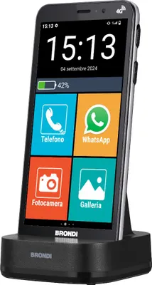 Obrázok produktu pre Brondi Amico Vero 4G, 14,5 cm (5.7"), 3 GB, 32 GB, 13 MP, Android 14, Čierna