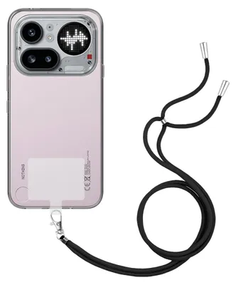 Image de Cazy Coque avec Cordon compatible avec Nothing Phone (4a) Pro Coque avec Cordon – Coque Flexible – Transparent