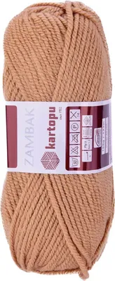 100g Strickgarn Häkelgarn Kartopu Zambak beige