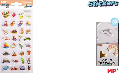 Produktbild von 3D-Aufkleber Spielzeug MP
