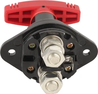 Obrázek produktu pro Odpojovač baterie 12 V/24 V, odpojovač proudu, otočný spínač pro automobily, lodě, elektrické výrobky