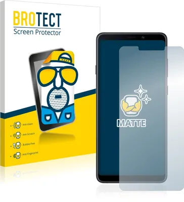 Produktbild von 2x BROTECT Schutzfolie für Samsung Galaxy A9 2018 Displayschutz Displayschutzfolie Folie Matt Entspiegelungsfolie