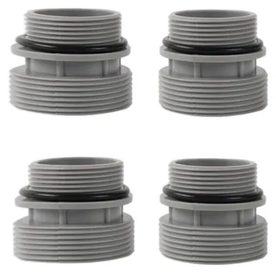 Zdjęcie produktu dla Zestaw do wymiany węża basenowego, 40 mm na 1 1/2 cala, zawiera adaptery i uszczelki O-ring, 4 sztuki