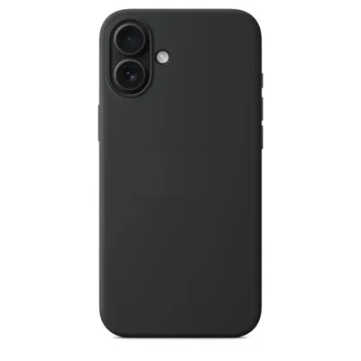 Produktbild von Handyhülle Silikon MacSafe Schwarz für Apple iPhone 16 Robuste Schutzhülle