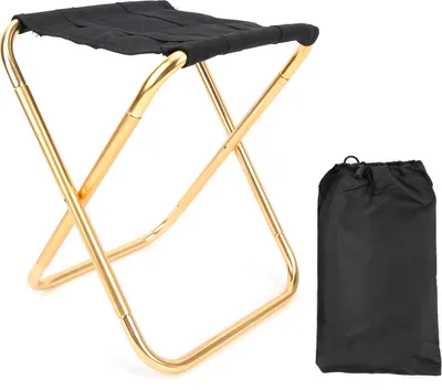 Produktbild von Mini-Campinghocker, tragbar, faltbar, leicht, ideal für Outdoor-Aktivitäten wie Reisen, Angeln, Grillen und Wandern.