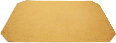 Produktbild von Tischset gelb 35x50 cm Leinenoptik Stoff Platzset beschichtet