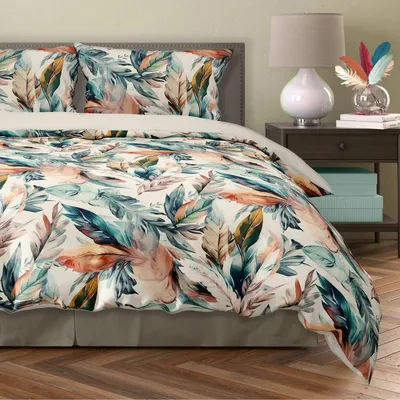 Produktbild von Bettwäsche 160x200+ 2x 70x80 100% Baumwollsatin Bettgarnitur Bettbezug (Milagro Verde 005)
