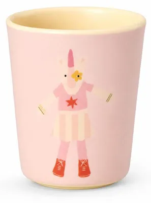 Obrázek produktu pro Dětský melaminový hrnek RICE s motivem jednorožce, růžový, 150 ml, bez BPA
