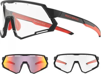Immagine prodotto di Occhiali da bici / sportivi 2 lenti intercambiabili fotocromatiche + polarizzate ROCKBROS UV400 (14210004001 SP246)