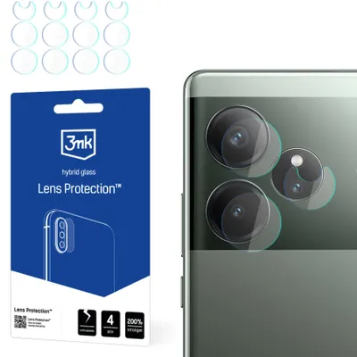 Produktbild von 3mk Hybridglas Lens Protection für Realme GT 6 Kamera Objektiv Kameralinse 0,16mm 6H (4 Stück)