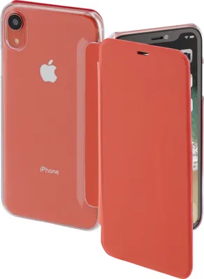 Produktbild von Booklet Case Clear Koralle für Apple iPhone XR