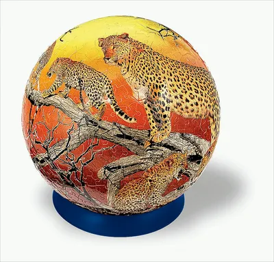 Produktbild von Puzzleball 540 Teile Leoparden