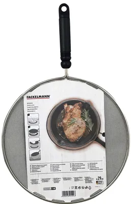 Spritzschutznetz aus Metall, Durchmesser 29 cm, mehrfarbig