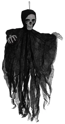 Produktbild von Ruhhy 26125 Schwarzes Hängeskelett, HALLOWEEN