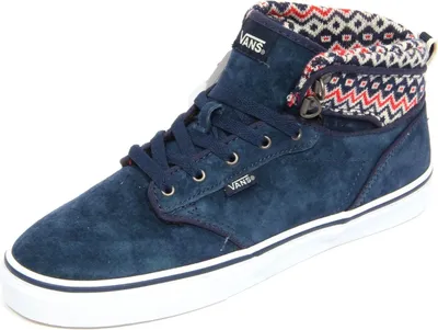 Produktbild von H0834 sneaker donna VANS women ATWOOD HI suede shoe navy blue