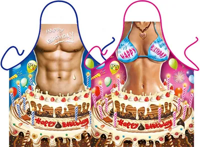 Produktbild von Schürzen Happy Birthday für Mann und Frau