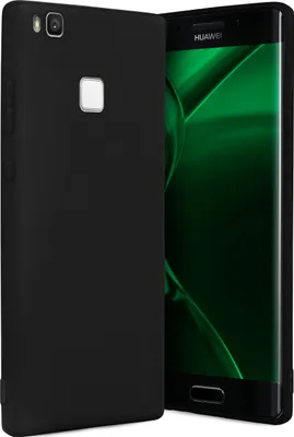 Produktbild von ONEFLOW® Slim Case kompatibel mit Huawei P9 Lite - Hülle ultra dünn aus Silikon, Schwarz