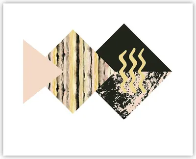 Produktbild von Poster - Poster ohne Rahmen - Abstraktion Diamant Gürtel - 50x40 cm - Wand Bild - Wanddeko - Wandbilder - Kunstposter - Wandposter - Bilder - Kunstdruck - Wanddekoration - Wandbild - P2XAA50x40-4303