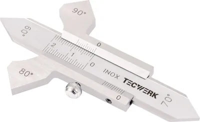 Produktbild von Tecwerk Schweißnahtschiebelehre Messbereich 0-20 mm  - 1 Stk.