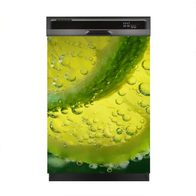 Produktbild von Magnete Dekorative 60x80 cm Küche Magnetmatte Spülmaschine - Limette in Limonade