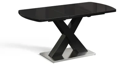 Immagine prodotto di Tavolo da pranzo Vicco Chinto Nero 120 x 80 cm Estensibile, Model 51272