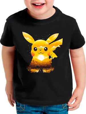 Produktbild von BaumwolleCloud Pika Go Kinder T-Shirt monster game online
