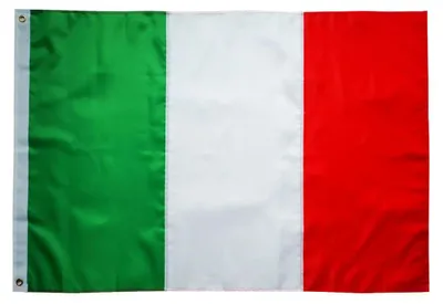 Italienische Flagge 60x90 cm, wetterfest, Oxford 210D Nylon